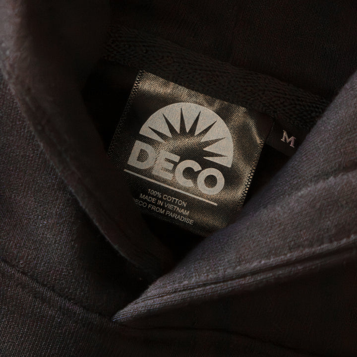 FOREVER EMB PULLOVER HOODIE - PITCH BLACK