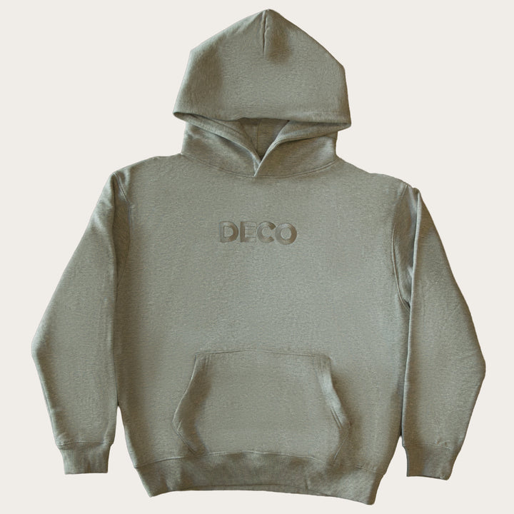 FOREVER EMB PULLOVER HOODIE - CONCRETE GREY