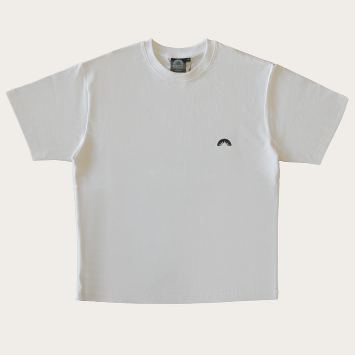 FOREVER EMB T-SHIRT - WHITE