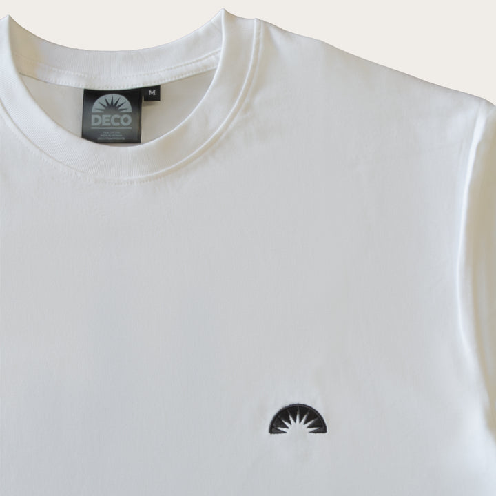 FOREVER EMB T-SHIRT - WHITE